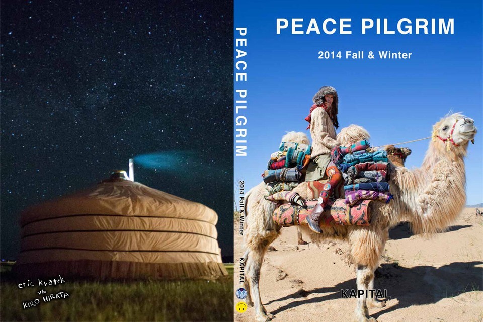 Kapital 推出2014 秋冬“Peace Pilgrim”
