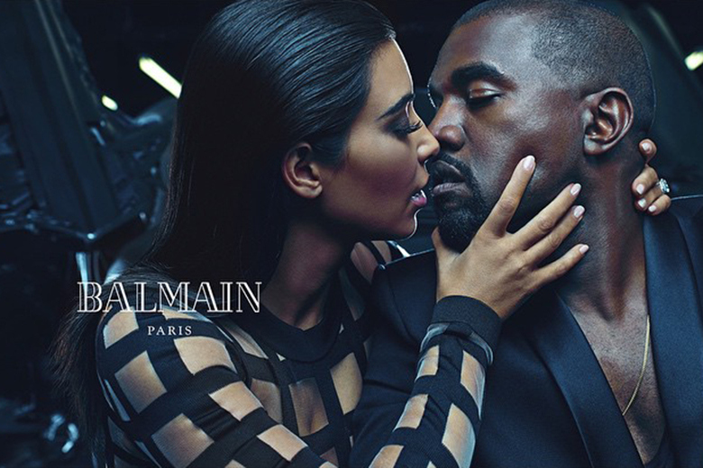 Kanye West 聯手 Kim Kardashian 全新演繹 Balmain