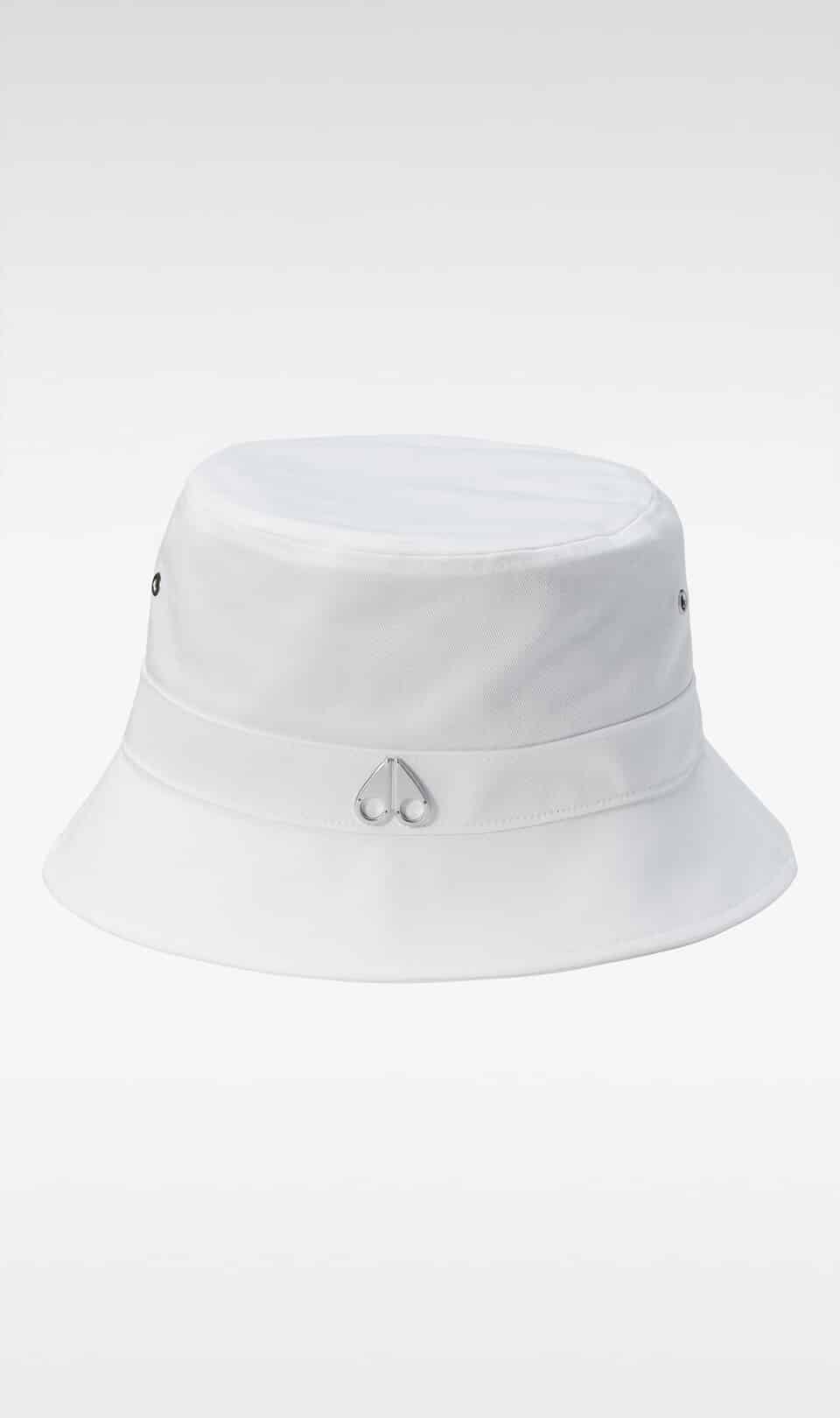 INSERT Moose Knuckles Spring Summer 2022 New Collection Sugar Beach Bucket Hat White