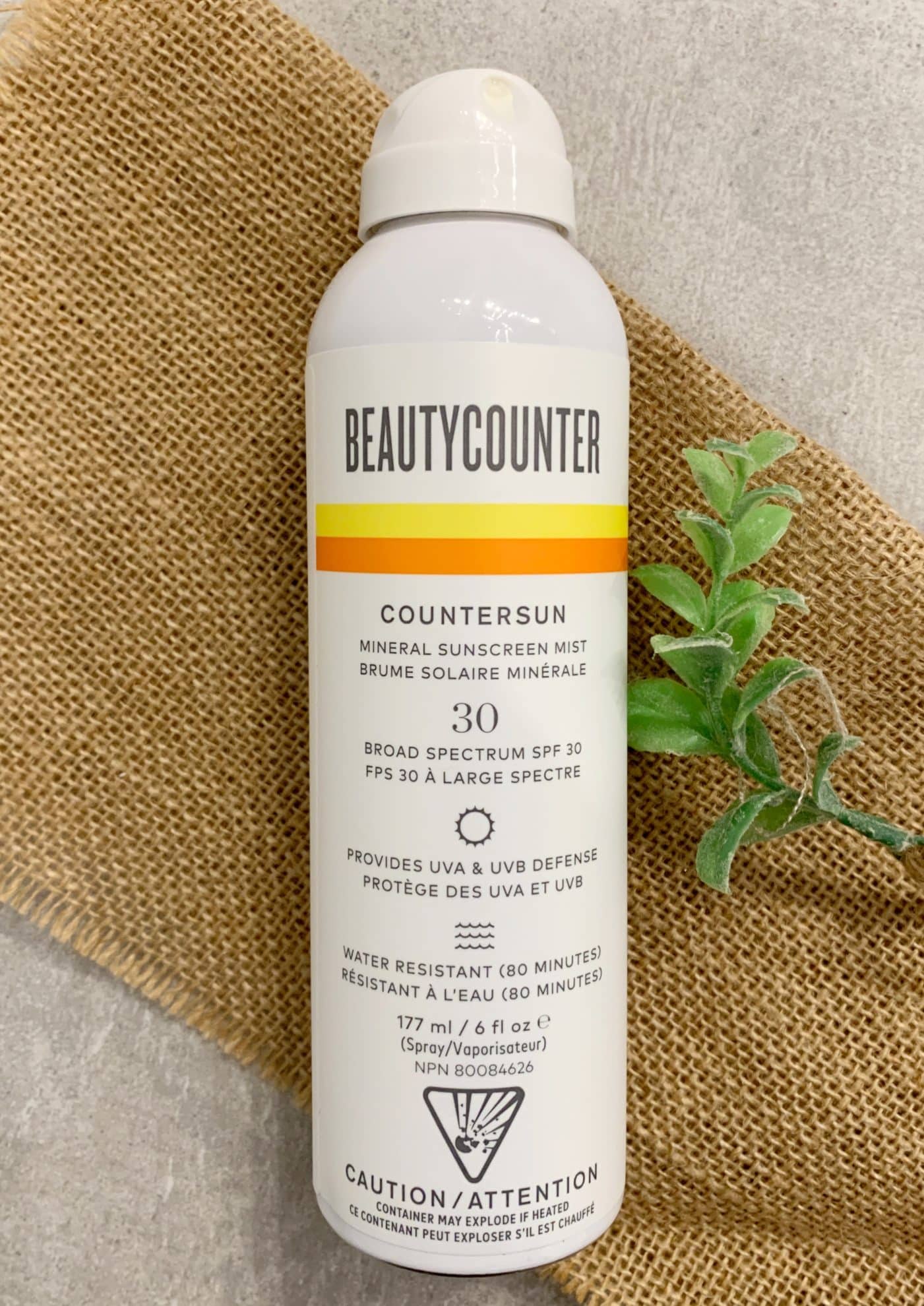 Countersun Mineral Sunscreen Mist SPF 30  6oz